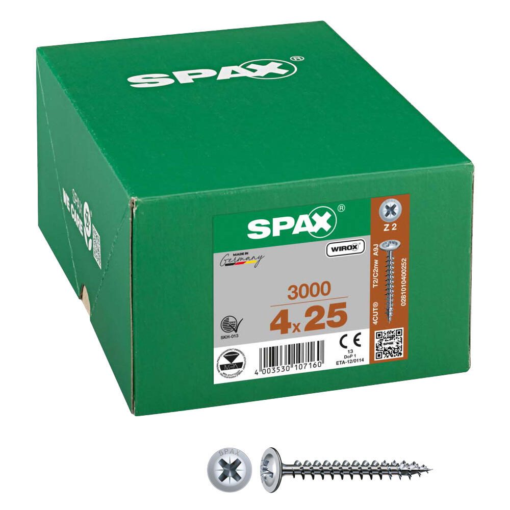 SPAX® Universalschrauben Z2 4x25 3000 St. 0281010400252