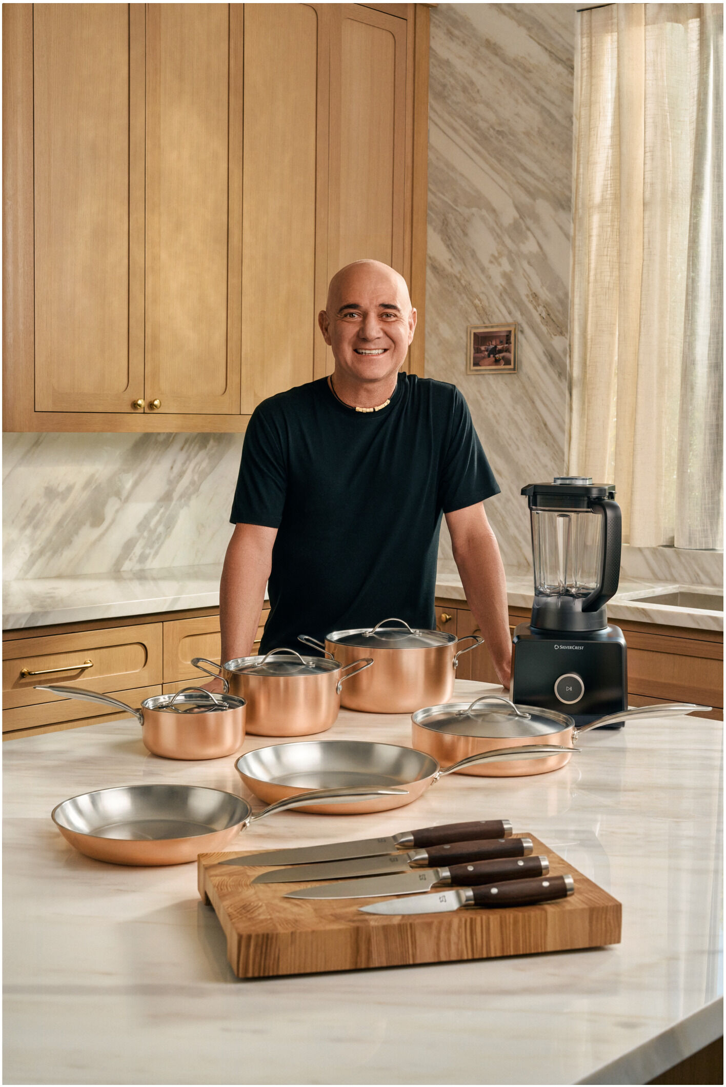 SILVERCREST® Premium-Hochleistungsstandmixer »SHSM 1400 A1«, Andre Agassi, 1400 W
