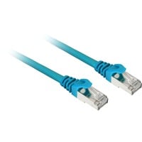 Patchkabel RJ45 Cat.6 SFTP blau, 50 cm