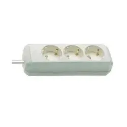 Brennenstuhl Eco-Line Verlängerungskabel 3 m 3 AC-Ausgänge Weiß