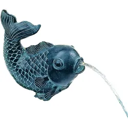 Heissner, Brunnen + Gartenteich, Wasserspeier Fisch