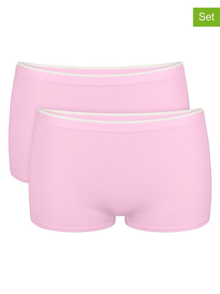 Sloggi 2er-Set: Taillenpantys "Go Sense" in Rosa - S