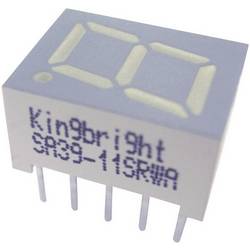 Kingbright 7-Segment-Anzeige Rot 10 mm 2 V Ziffernanzahl: 1 SC39-11EWA