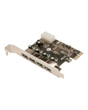 LogiLink USB 3.0 4-Port PCI Express Card USB-Adapter 2.0 x1 (PC0057A)