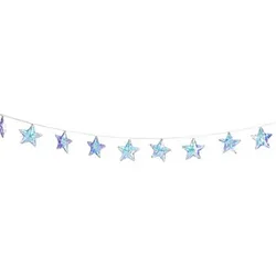 LUMIDA Xmas LED-Lichterkette Streifen-Design irrisierend, 10 LEDs outdoorgeeignet