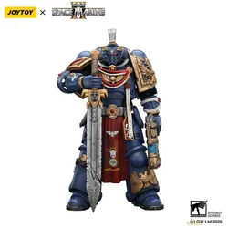 Joy Toy Warhammer 40,000: Space Marine 2 figurine Ultramarines Relic Primus Armourwith Plasma Pistol and Com