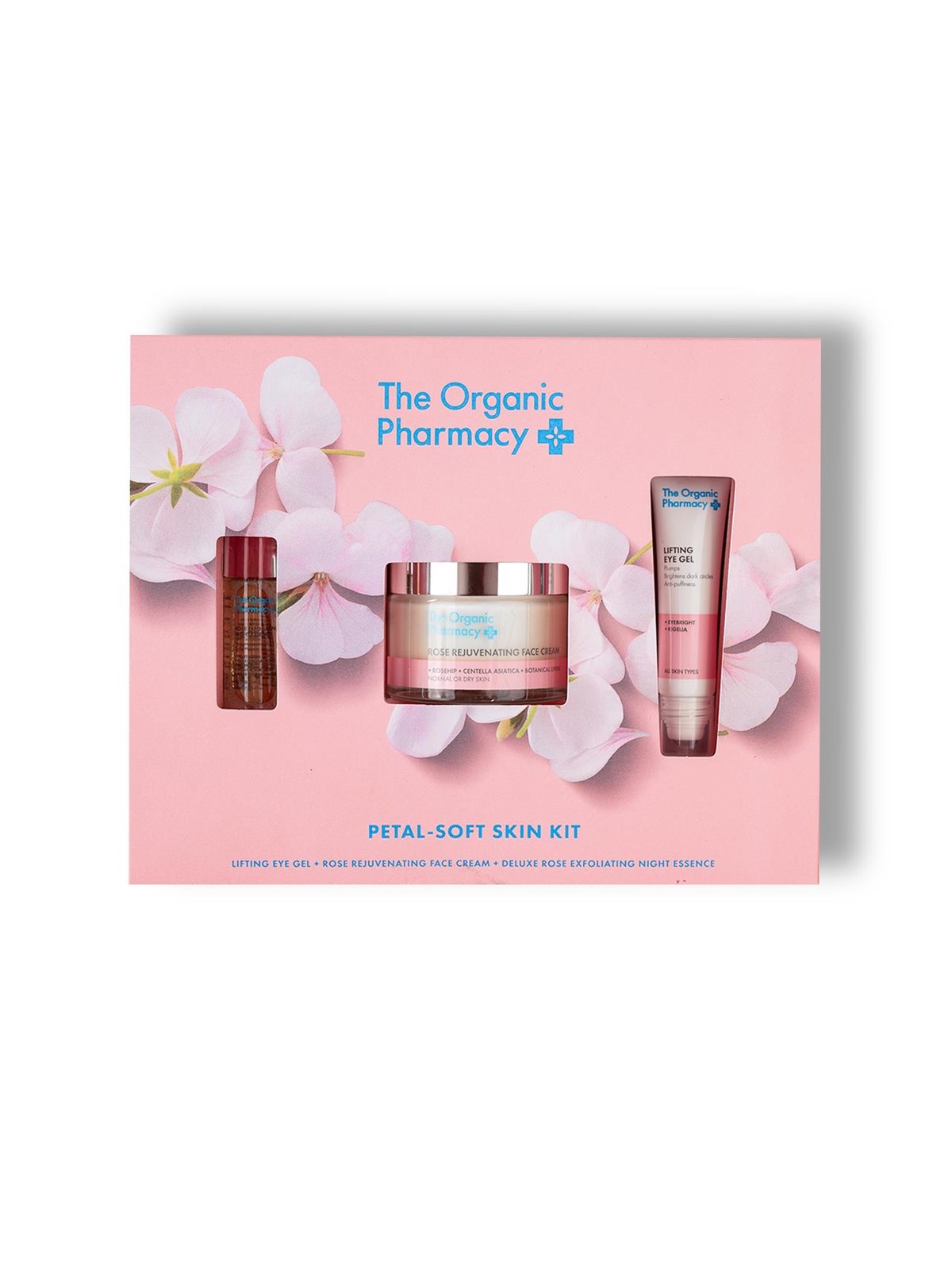 The Organic Pharmacy Petal Soft Skin Kit. 75ml.- Gaveæske