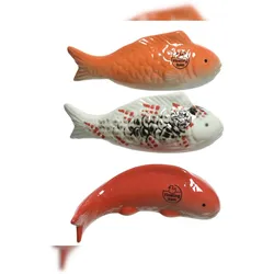 Deko Porzellan Fisch Dekoartikel  3er Set