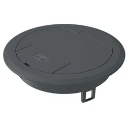 BETTERMANN Geräteeinsatz Kunststoff rnd grau GES R2 7011 RAL7011