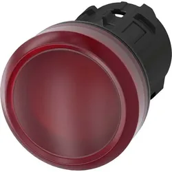 Siemens 3SU1001-6AA20-0AA0 Leuchtmelder 22mm rund Kunststoff rot Linse glatt