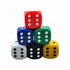 Dice4friends Würfelset D6 - Seniorenwürfel Mix (12) - deutsch 300111