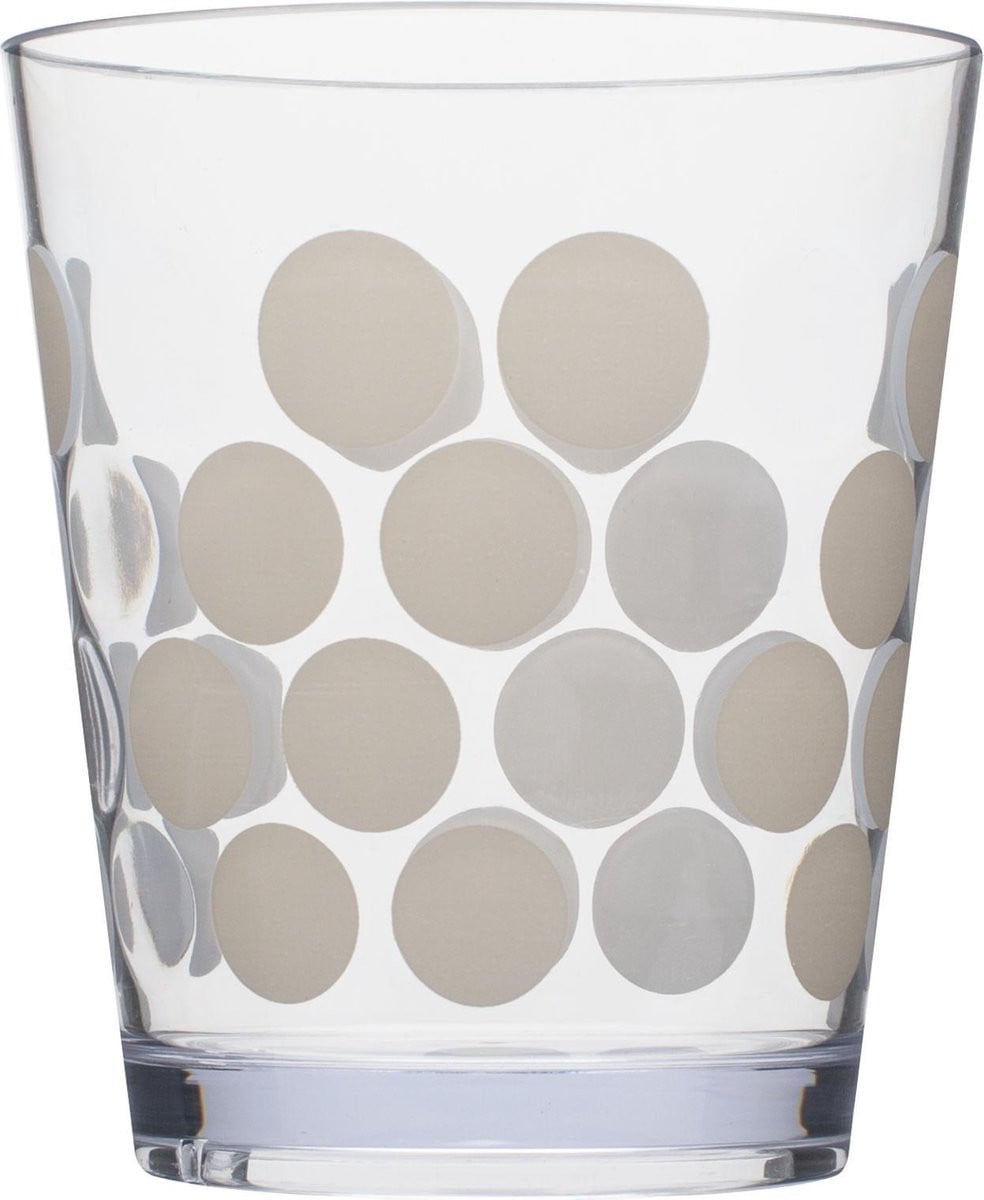 Zak!Designs Dot Dot Drinkbeker, Wit, 420 ml