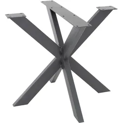 TISCHGESTELL Spider 85 x 85 x 71 cm Anthrazit