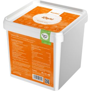 Xucker Zucker light Erythrit, weißer Zucker, lose, Zuckerersatz, im Eimer, 4,5kg