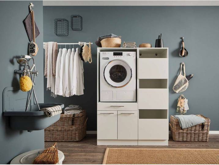 Bega BBK Laundrezzy Badezimmer-Möbelset mit Waschmaschinenumbau
