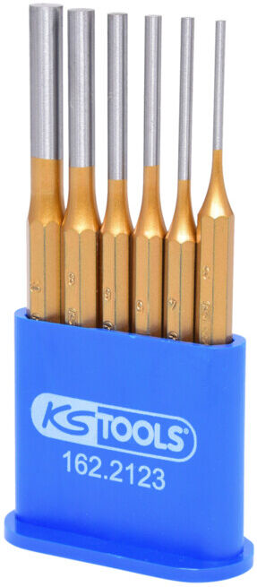 Jeu de chasses, 6 pcs.   Ø 3-4-5-6-8-10 mm ; KS Tools (162.2123)