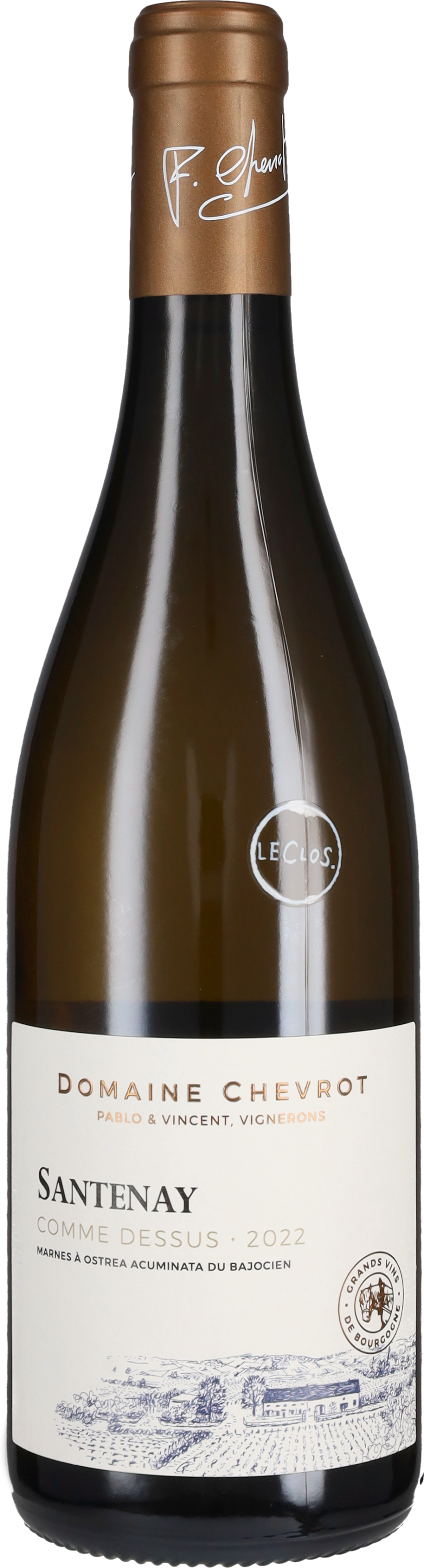 Santenay Blanc 'Comme Dessus' Domaine Chevrot 2022
