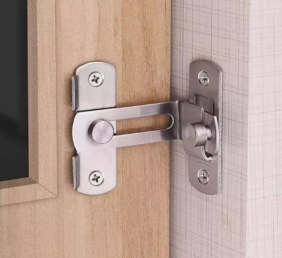 INF Loquet de porte 90 degrés en acier inoxydable Taille L