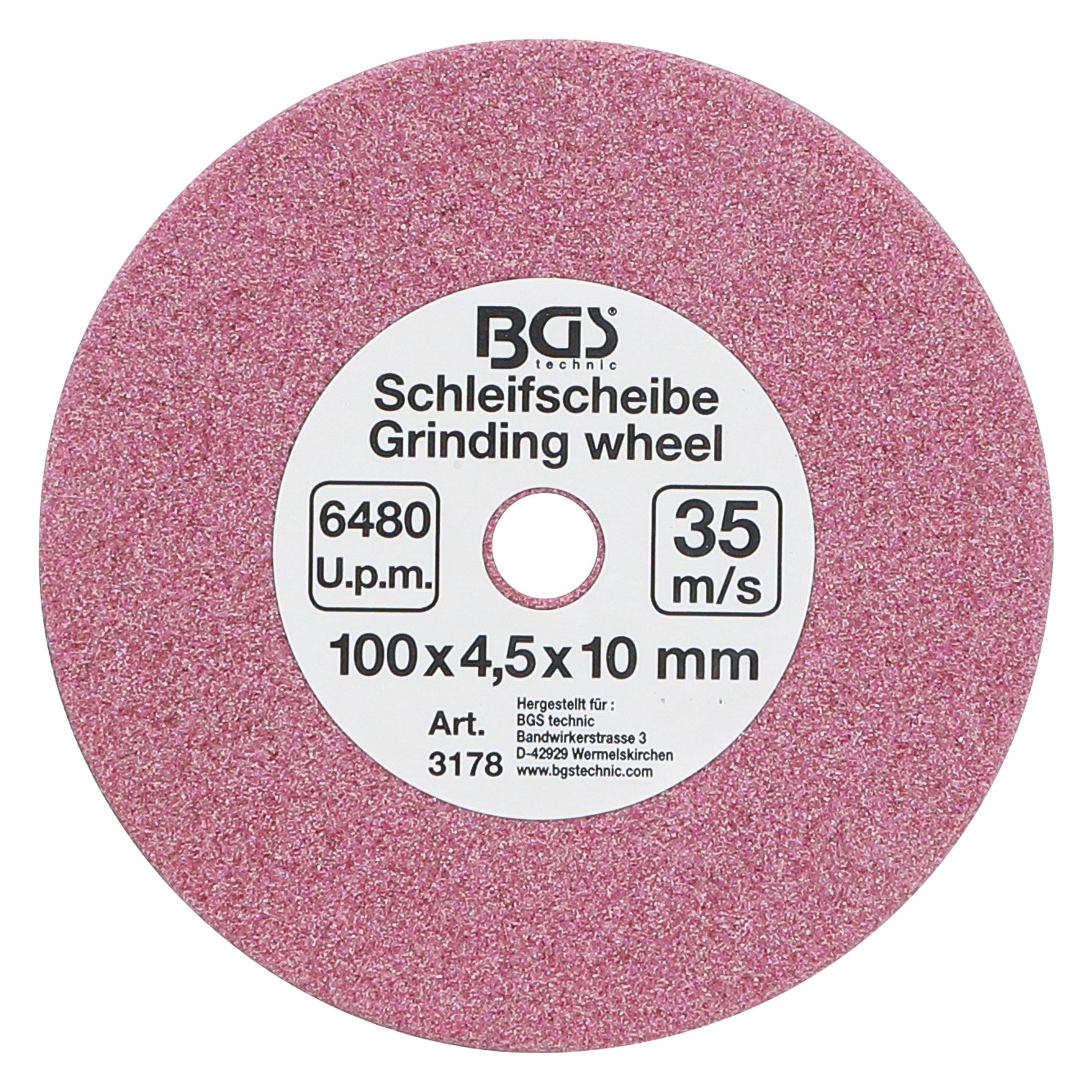 BGS Schleifscheibe für Art. 3180 Ø 100 x 4,5 x 10 mm (3178)