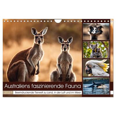 Australiens faszinierende Fauna (Wandkalender 2027 DIN A4 quer), CALVENDO Monatskalender