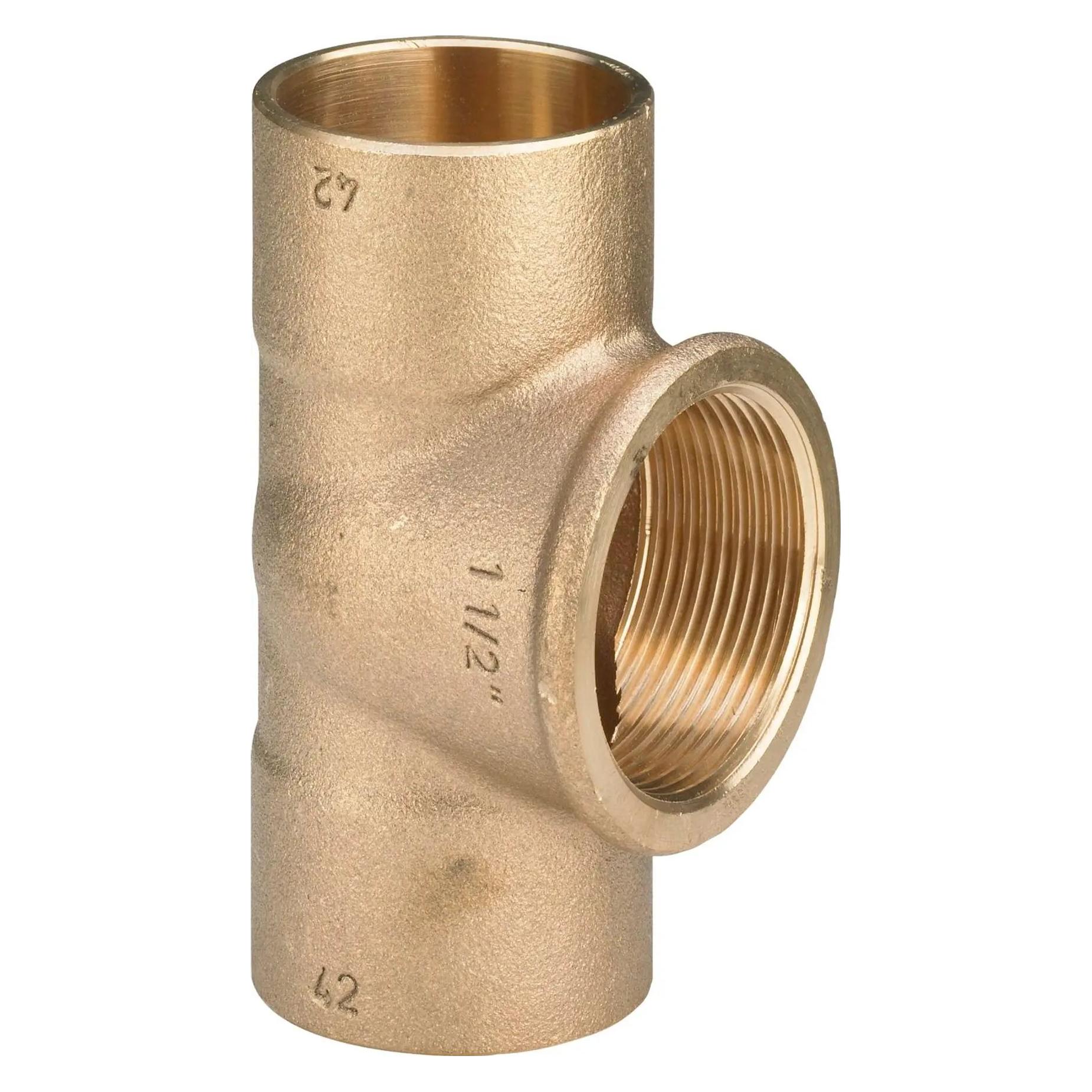 Viega T-stykke 18 x 12" x 18 mm rødgods (T-Verbindung) (103767)