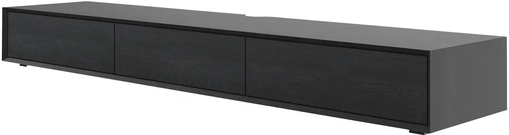 Höffner TV-Lowboard  Stream ¦ schwarz ¦ Maße (cm): B: 200 H: 22 T: 43.0