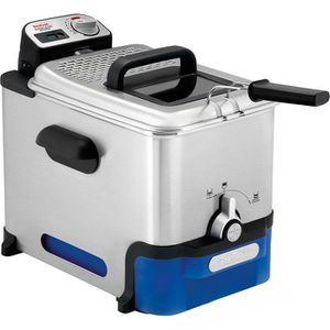 Tefal Fritteuse Oleoclean Pro Inox, FR8040, 2300 Watt, Edelstahl, mit Fettfilterung, 3,5 Liter