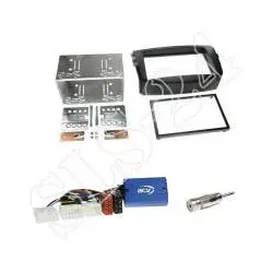 Autoradio 2-DIN Einbaurahmen Radioblende+LFB Adapter Einbauset Toyota RAV4 CA...