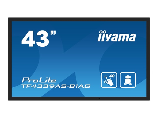 Iiyama ProLite TF4339AS-B1AG - 109 cm (43") Diagonalklasse (108 cm (42.5") (TF4339AS-B1AG)