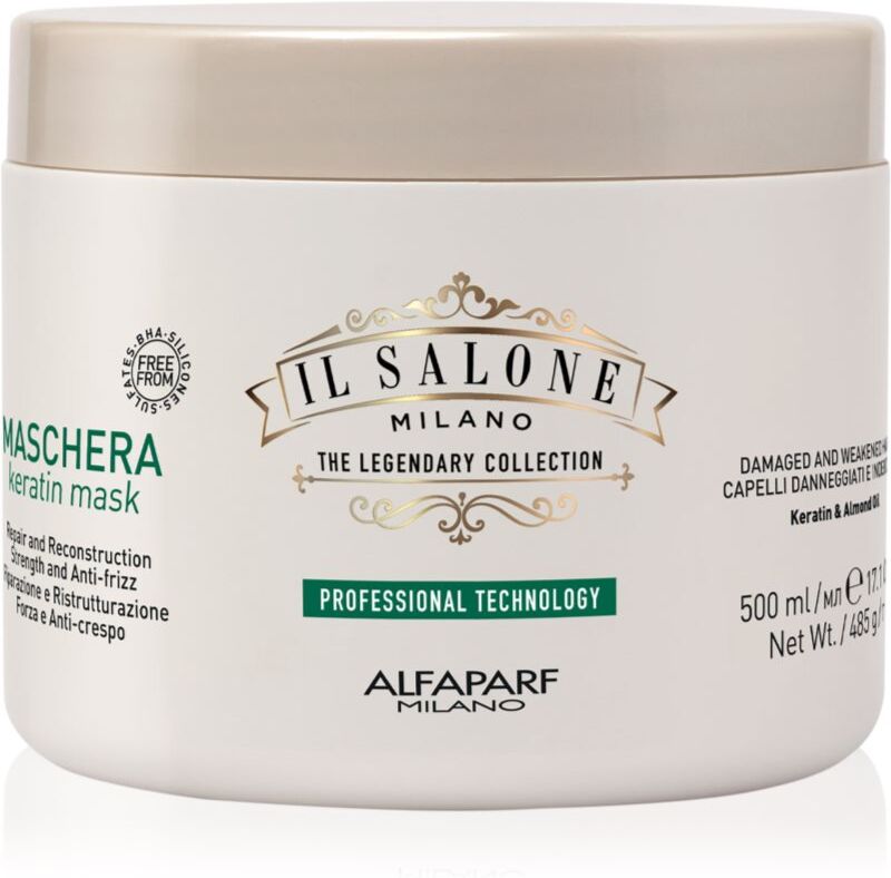 Alfaparf Milano Il Salone Milano Keratin erneuernde Maske für geschädigtes Haar 500 ml