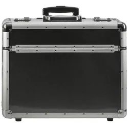 Alumaxx Pilotenkoffer Aktenkoffer Trolley Business mit Notebookfach bis 17" Carbon-Look