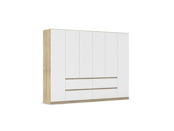Rauch Möbel Mainz, Kleiderschrank, Farbe Weiß/Eiche Sonoma, Breite 271 cm
