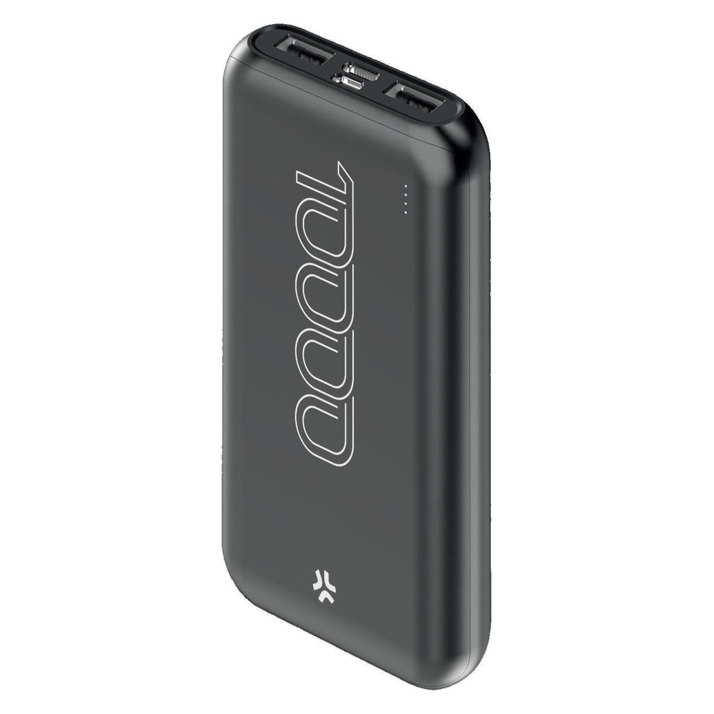 Celly Powerbank PBE10000CBK 10000 mAh (10000 mAh, 37 Wh) (PBE10000CBK)