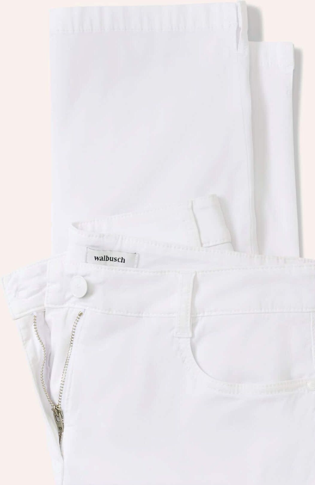 Walbusch Capri aus Baumwollmix, Regular Fit#normale Größen#Kurzgrößen, Farbe Weiß, 44, modische Capri-Länge Powerstretch-Qualität Damen