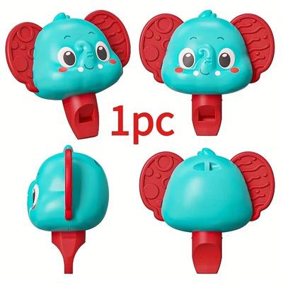 Inspire Select 3 in 1 Blue Elephant Spinning Top Toy With Strong Suction Cup Baby Sensory Play, High Chair Travel Gift 2026 whistle
