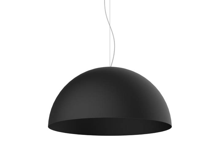 Cassis - lampe à suspension en métal noir e27