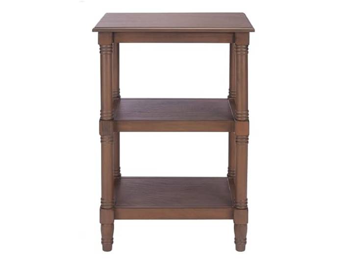 SAFAVIEH Modern Akzent-Tische aus Holz, Braun, 50 x 40 x 75 cm