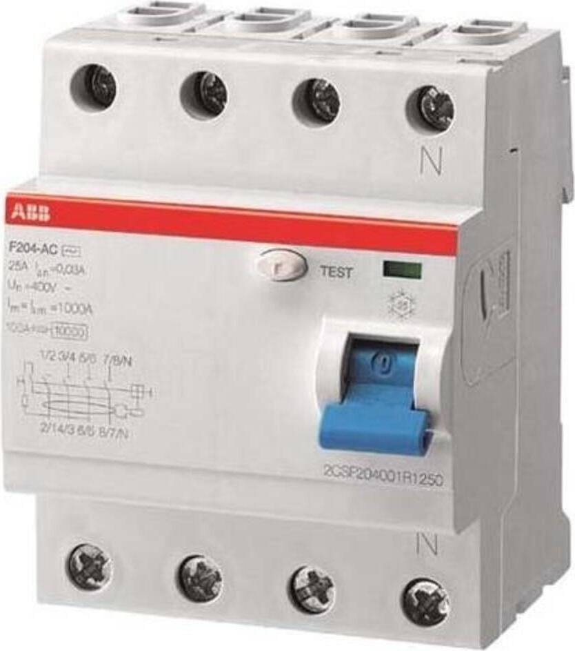 ABB Stotz S&J FI-schakelaar F 204A-63/0,03