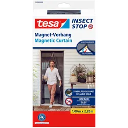tesa Fliegengitter Insect Stop Magnetvorhang anthrazit 1,0 x 2,2 m