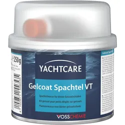 Yachtcare Gelcoat Spachtel weiß 250g- 2K Reparaturspachtel - Ideal für die schnelle Reparatur von Kratzern, Haarrissen Schadstellen und kleinen Löchern