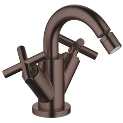Dornbracht Bidet-Einlochbatterie mit Ablaufgarnitur TARA 24510892 Dark Bronze gebürstet (PVD),245108 24510892-43