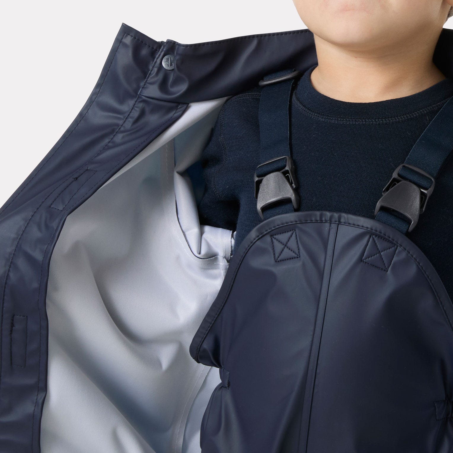 Helly Hansen Kids' Bergen 2.0 Rain Set - Blue - 1