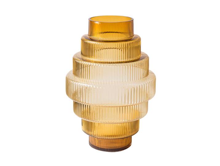 Mundgeblasene Design Bodenvase „Steps“ Bernstein Pols Potten