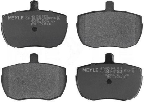 MEYLE 025 203 5918 Bremsbeläge