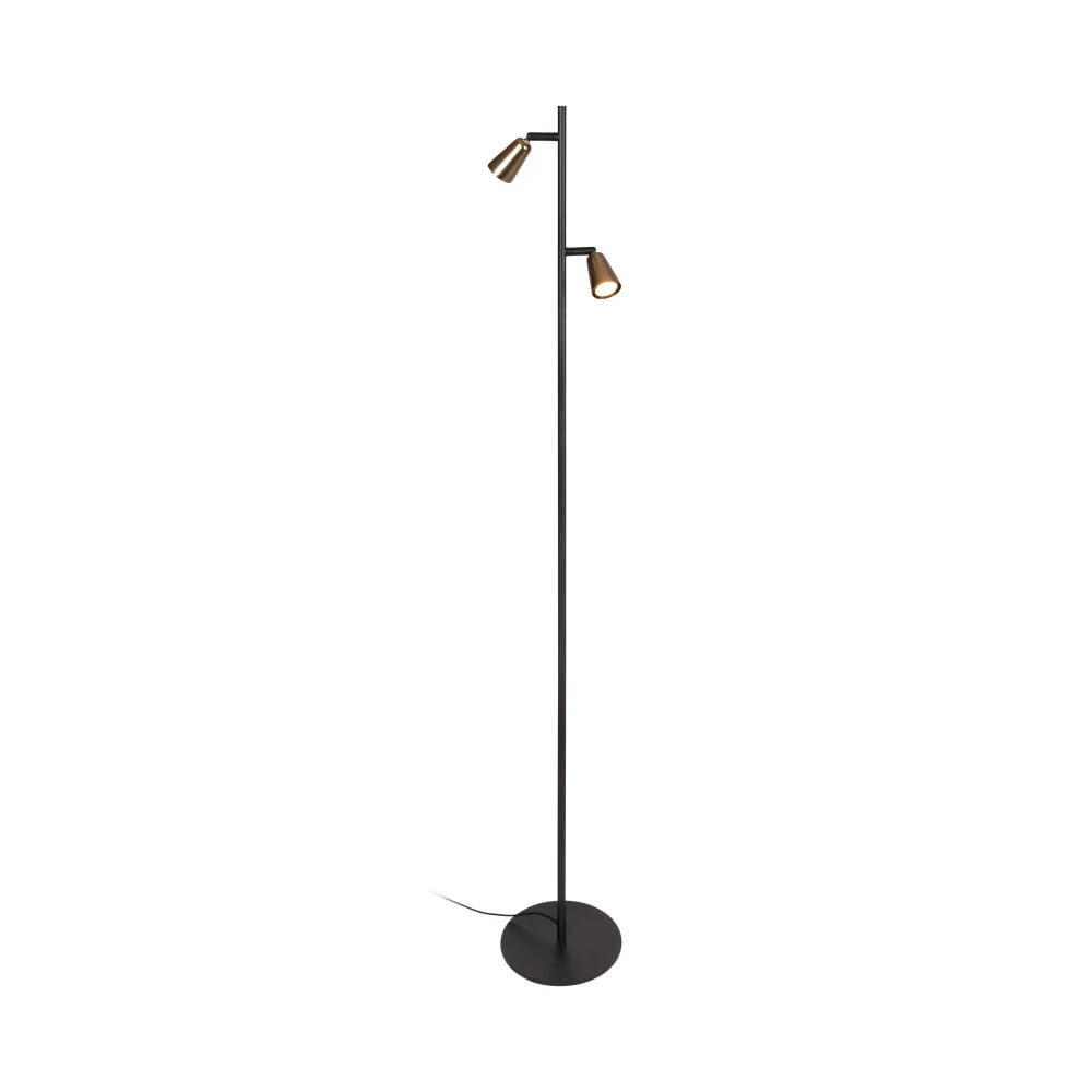 Lucide TIANA Vloerlamp - Goud/Messing - Verstelbaar - 2xGU10