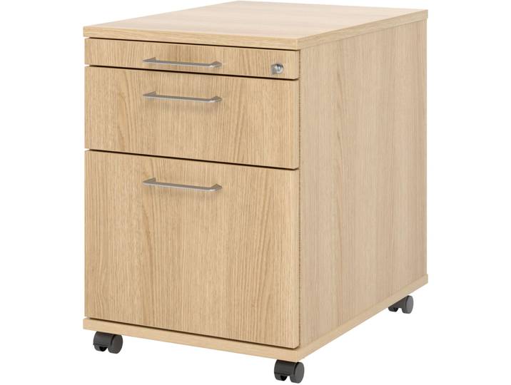 Rollcontainer Office eiche Holzwerkstoff B 42.8 H 59 cm - Rollcontainer