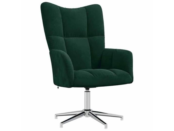 Heofavd Relaxsessel Samt Dunkelgrün Drehsessel Polstersessel 62x68x91cm