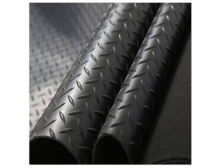 Garagenbodenschutzmatte aus Naturkautschuk und PVC Garagenboden unter dem Auto in mehreren Größen: Hochleistungs-Gewerbematte(2m x 4m/6.6ft x 13.1ft)