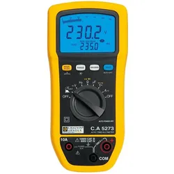 Chauvin Arnoux, Multimeter, Hand-Multimeter digital C.A 52 (CAT III 1000V, CAT IV 600V, Hand-Multimeter)