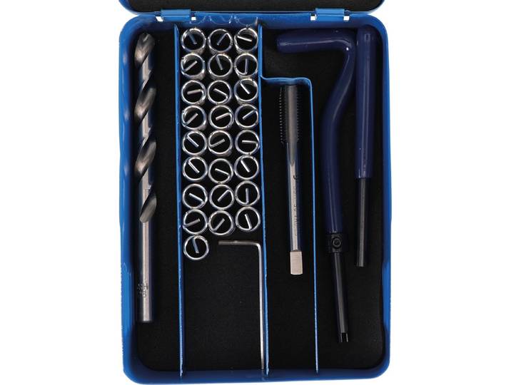 BGS - Reparatie schroefdraad - Helicoils - Komplete set - M9 x 1.25 29 stuks - BGS9435